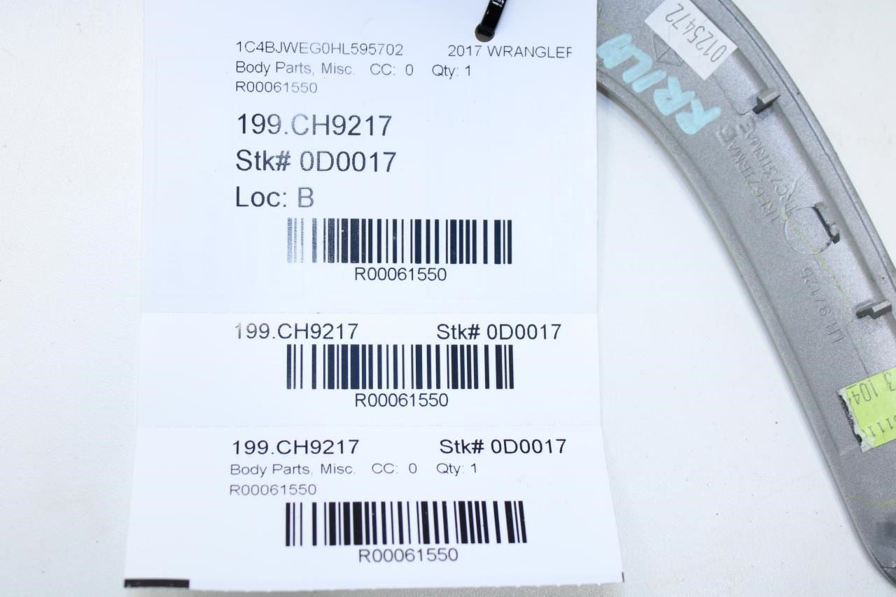 2011-18 Jeep Wrangler Sahara Rear Left Door Panel Handle Cover 1RE67JSLAE *ReaD* - Alshned Auto Parts