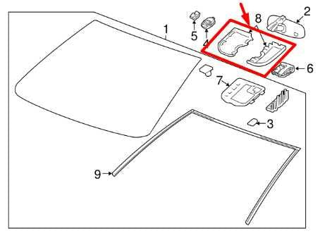 2013-2022 Buick Encore Front Left & Right Upper Inside Rearview Mirror Cover - Alshned Auto Parts