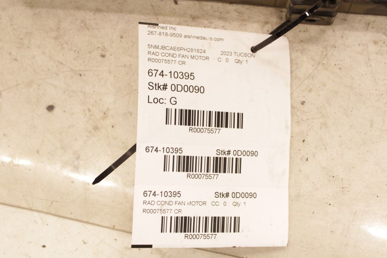 2022-2023 Hyundai Tucson SEL 2.5L AWD Radiator Cooling Fan Motor Assembly *ReaD* - Alshned Auto Parts