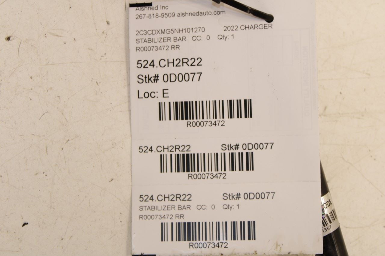 2015-2023 Dodge Charger GT AWD Rear Stabilizer Sway Anti-Roll Bar 68184225AA OEM - Alshned Auto Parts