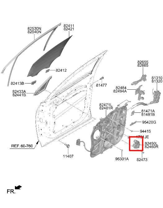 2021-23 Hyundai Santa Fe SEL 2.5L Front Left Side Door Power Window Glass Motor - Alshned Auto Parts