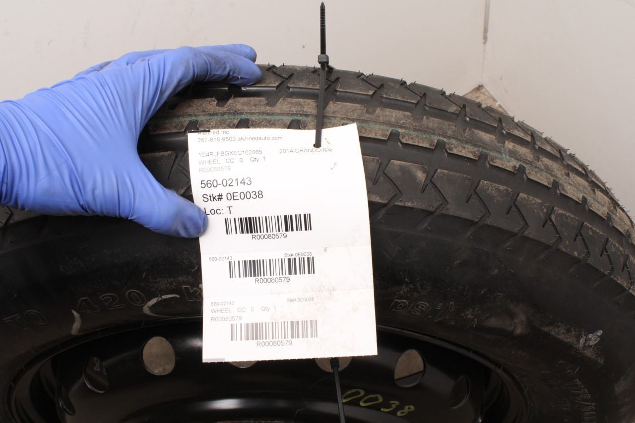 2011-15 Jeep Grand Cherokee Limited Spare Wheel Tire Goodyear T175/90D18 R18x4.5 - Alshned Auto Parts