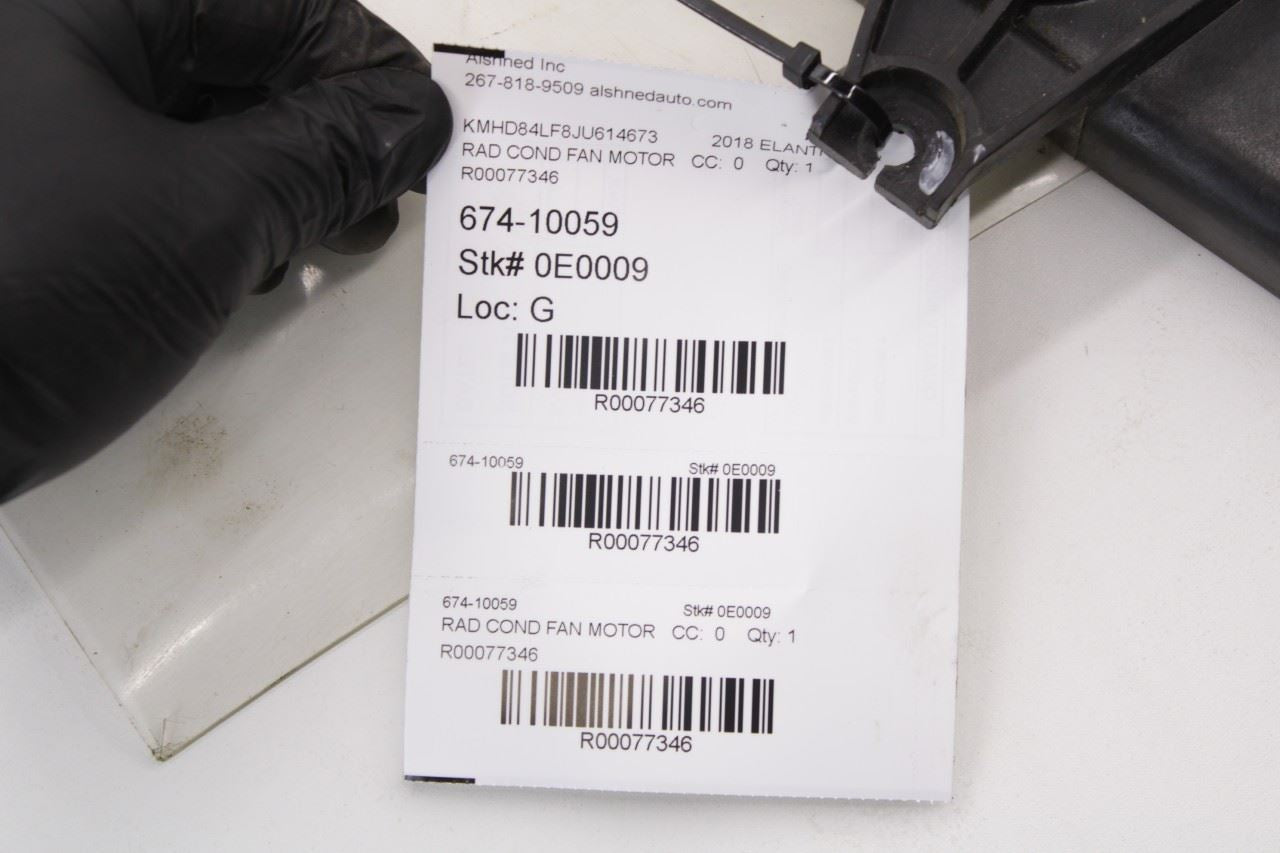 16-20 Hyundai Elantra Value Edition 2.0L FWD Radiator Cooling Fan Motor Assembly - Alshned Auto Parts
