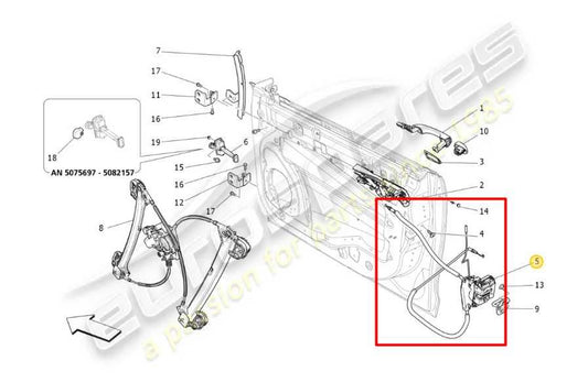 16-17 Maserati Ghibli S Q4 3.0L Front Driver Left Side Door Lock Latch Actuator - Alshned Auto Parts