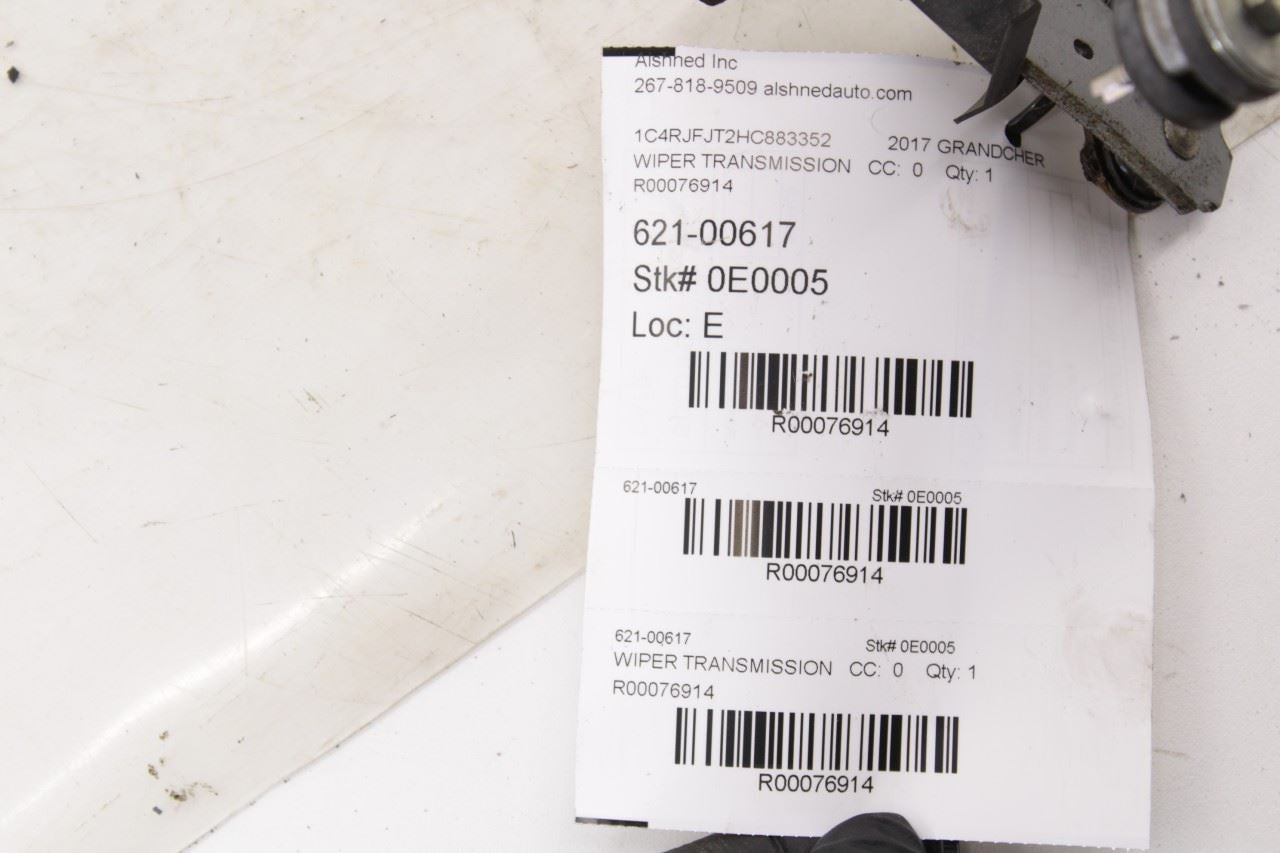 16-2022 Jeep Grand Cherokee Summit Front Windshield Wiper Transmission Linkage - Alshned Auto Parts