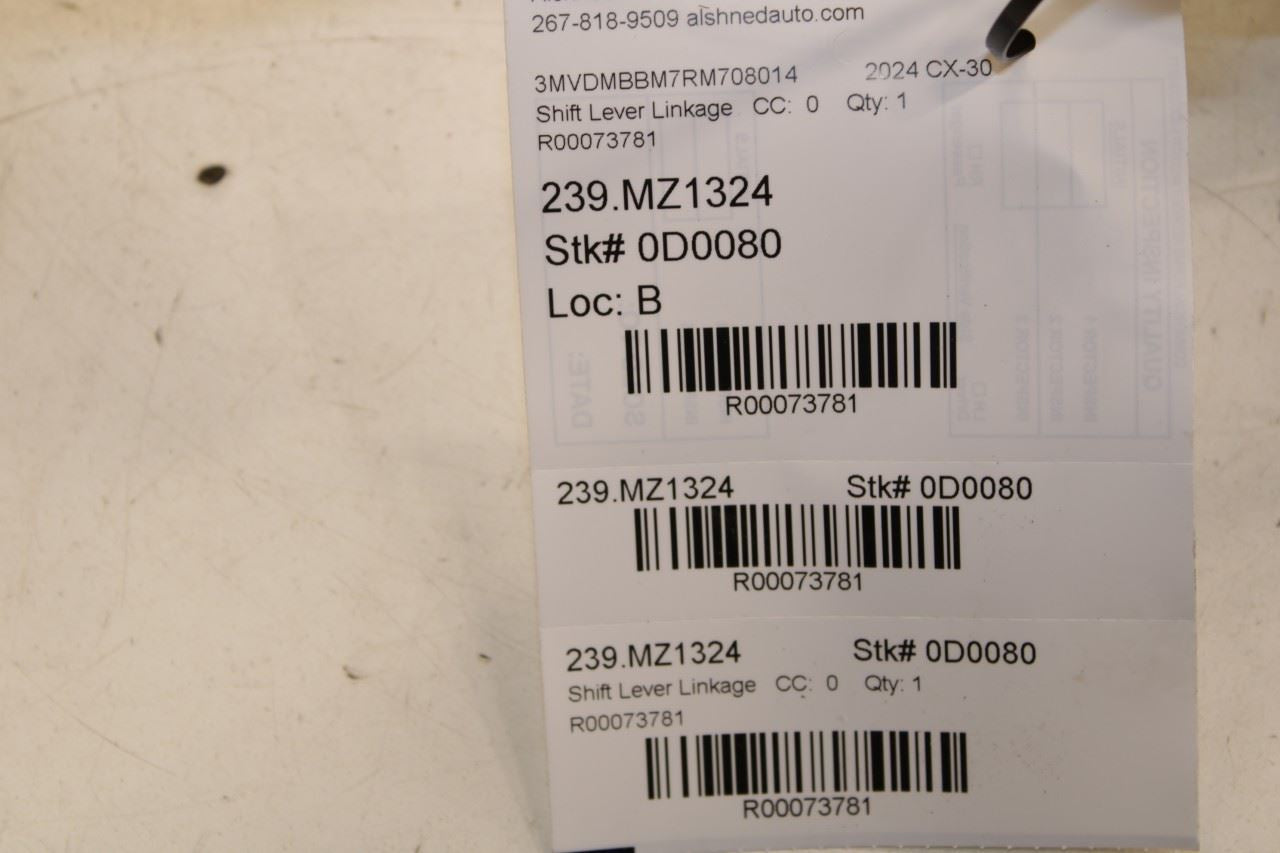 2021-25 Mazda CX30 S 2.5L Automatic Transmission Gear Shifter Lever DGL2-46-100A - Alshned Auto Parts