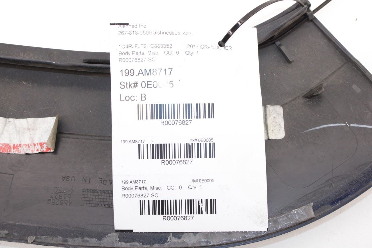 2014-21 Jeep Grand Cherokee Summit Rear Left Wheel Arch Flare Molding 1PC77KBUAH - Alshned Auto Parts