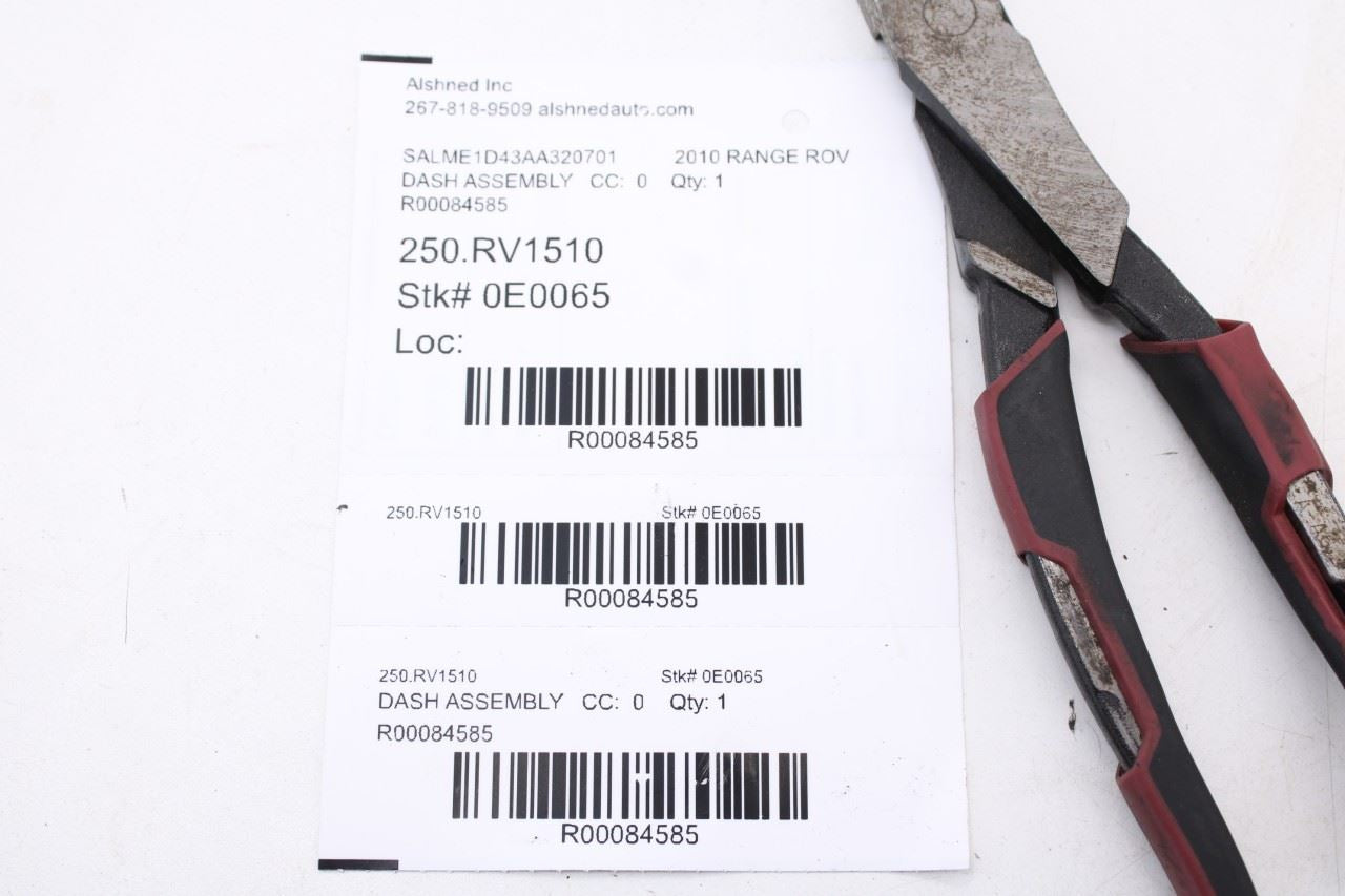 10-12 Land Rover Range Rover HSE Dash Instrument Panel Upper Cover LR009175 OEM - Alshned Auto Parts