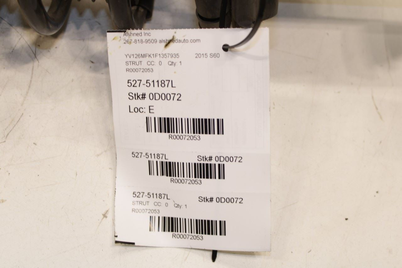 2011-18 Volvo S60 T5 Premier FWD Front Suspension Left Side Shock Strut Absorber - Alshned Auto Parts
