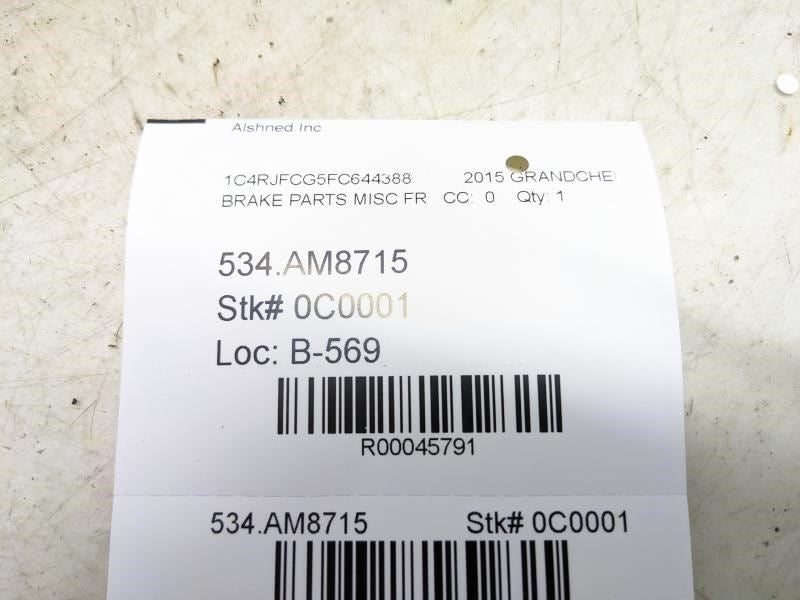 2011-2015 Jeep Grand Cherokee Front Left Driver Side Brake Hose 52124733AI OEM - Alshned Auto Parts