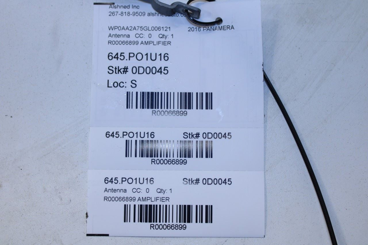 2011-2016 Porsche Panamera 4 Left Side Antenna Amplifier Booster Control Module - Alshned Auto Parts