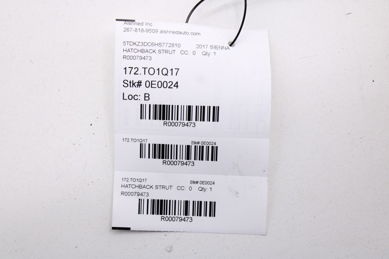 11-20 Toyota Sienna Rear Right and Left Liftgate Lift Cylinder Strut 68950-08011 - Alshned Auto Parts