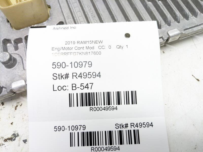 2019 Ram 1500 Engine Computer Control Module ECU ECM 68330907AB OEM - Alshned Auto Parts