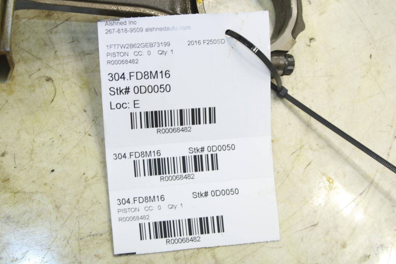 2011-22 Ford F250 Crew Cab 6.2L Right No 1 Piston w/ Connecting Rod AL3Z-6108-K - Alshned Auto Parts