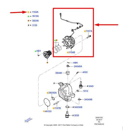 2011-16 Ford 250 SD Front Right Passenger Side Wheel Bearing Hub DC3Z-1104-A OEM - Alshned Auto Parts