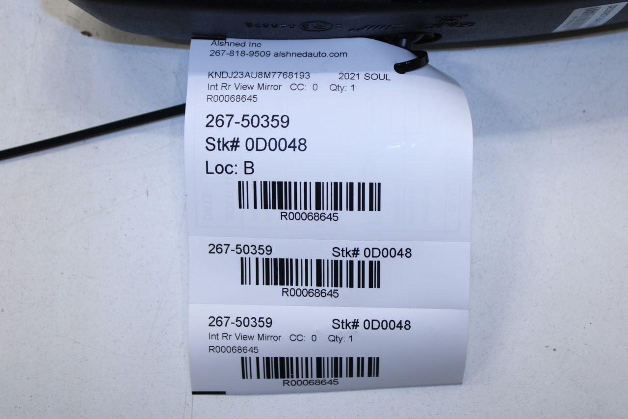2014-2022 KIA Soul LX Interior Inside Rear View Mirror 85101-3X100 OEM - Alshned Auto Parts