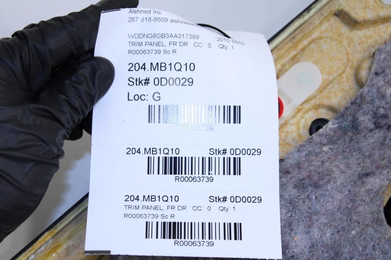2007-13 Mercedes-Benz S550 Front Left Door Trim Panel 221-720-17-79-9E71 *ReaD* - Alshned Auto Parts