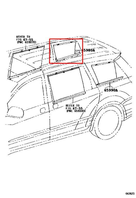 14-20 Toyota Sienna LE 3.5L Rear Right Side Quarter Panel Window Roller Sunshade - Alshned Auto Parts