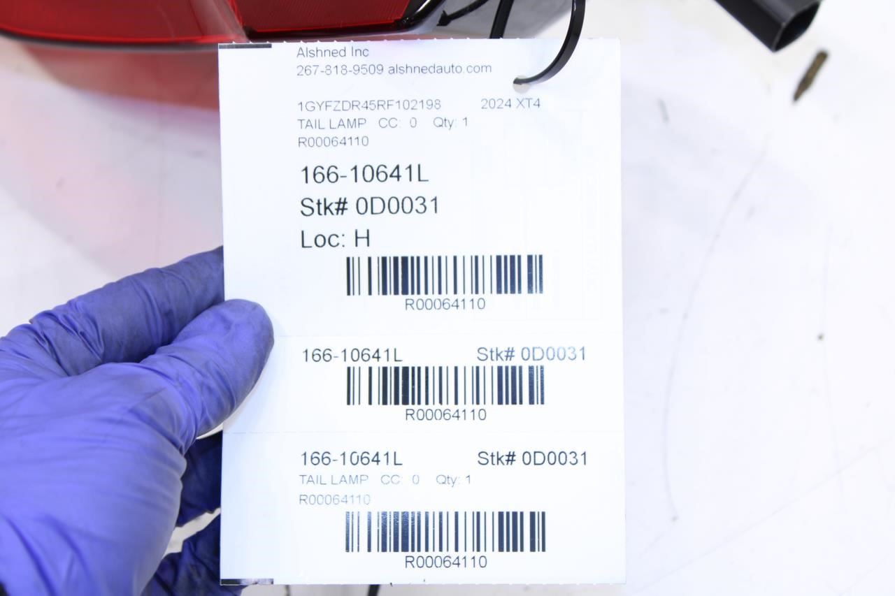 2019-2025 Cadillac XT4 Premium Rear Left Outer Tail Light Lamp 84864833 OEM - Alshned Auto Parts