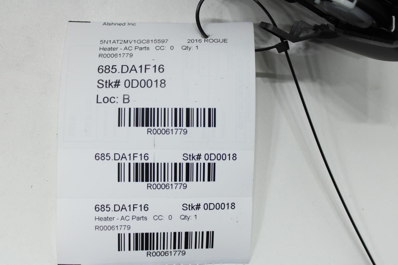 2014-2017 Nissan Rogue SV Front Right Dash Outer Air Vent Grille 68760-4BA1A OEM - Alshned Auto Parts