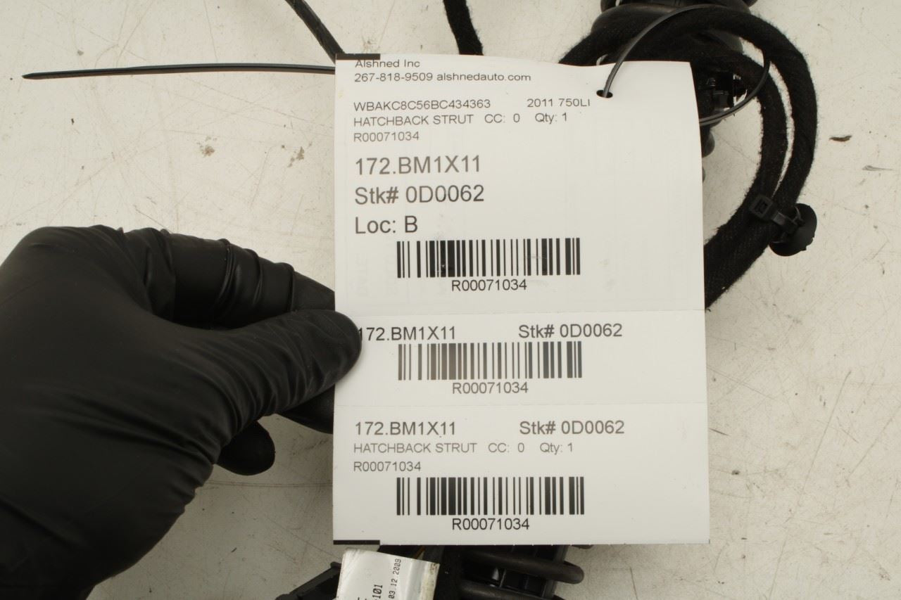 2010-15 BMW 750Li xDrive RR RH and LH Trunk Deck Lid Spindle Drive Spring Strut - Alshned Auto Parts