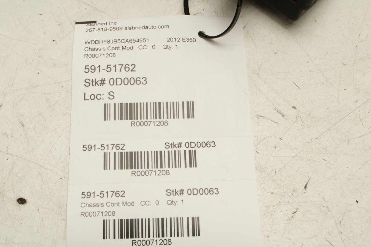 2010-16 Mercedes-Benz E350 4MATIC Tire Pressure Monitoring System Control Module - Alshned Auto Parts