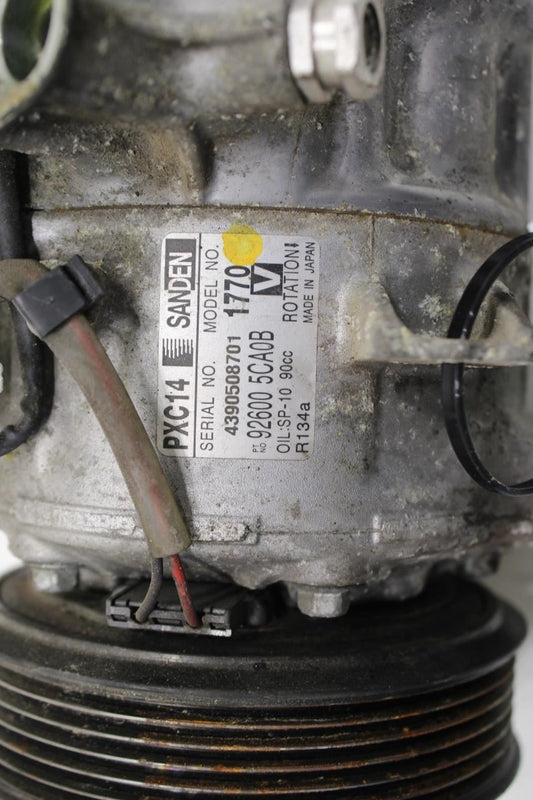 2016-2020 Infiniti Q50 Luxe RWD 3L AC Air Conditioner Compressor 92600-5CA0B OEM - Alshned Auto Parts