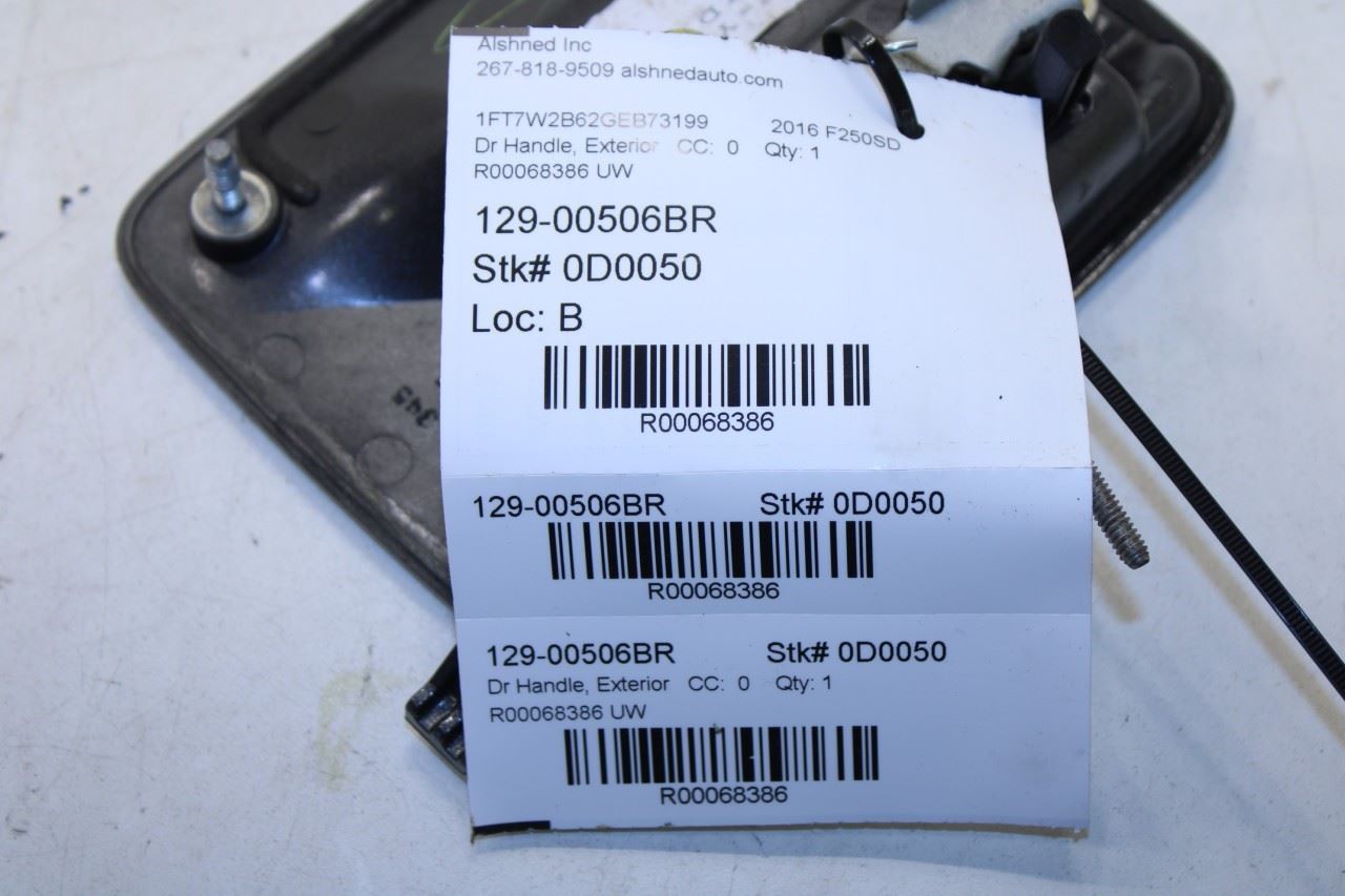 05-16 Ford F250 Lariat Crew Cab Front Passenger Right Side Door Exterior Handle - Alshned Auto Parts