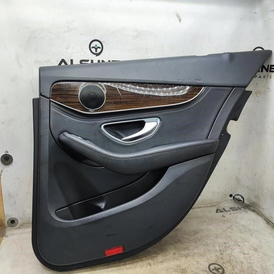 15-16 Mercedes-Benz C300 Rear Right Door Trim Panel 205-730-46-01-64-9H15 *ReaD* - Alshned Auto Parts