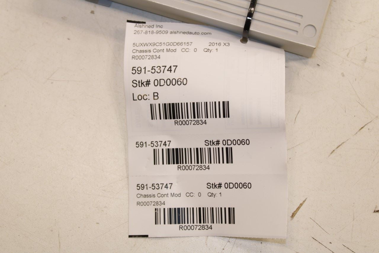 2011-2017 BMW X3 xDrive28i Rear Trunk Lid Liftgate Control Module 61357394649 - Alshned Auto Parts