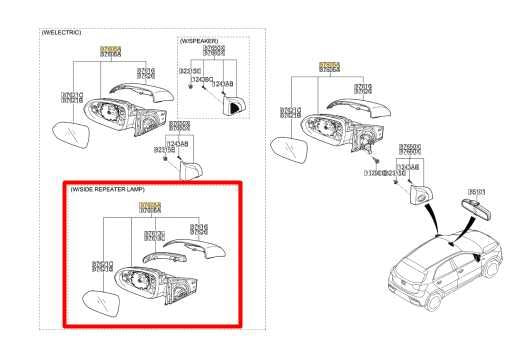 2018-20 Kia Rio S 1.6L Driver Left Side Rear View Mirror 87610-H9210 OEM *ReaD* - Alshned Auto Parts