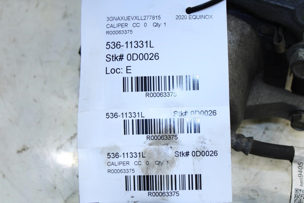 2018-24 Chevrolet Equinox LT Front Left Driver Side Brake Disc Caliper 13507535 - Alshned Auto Parts