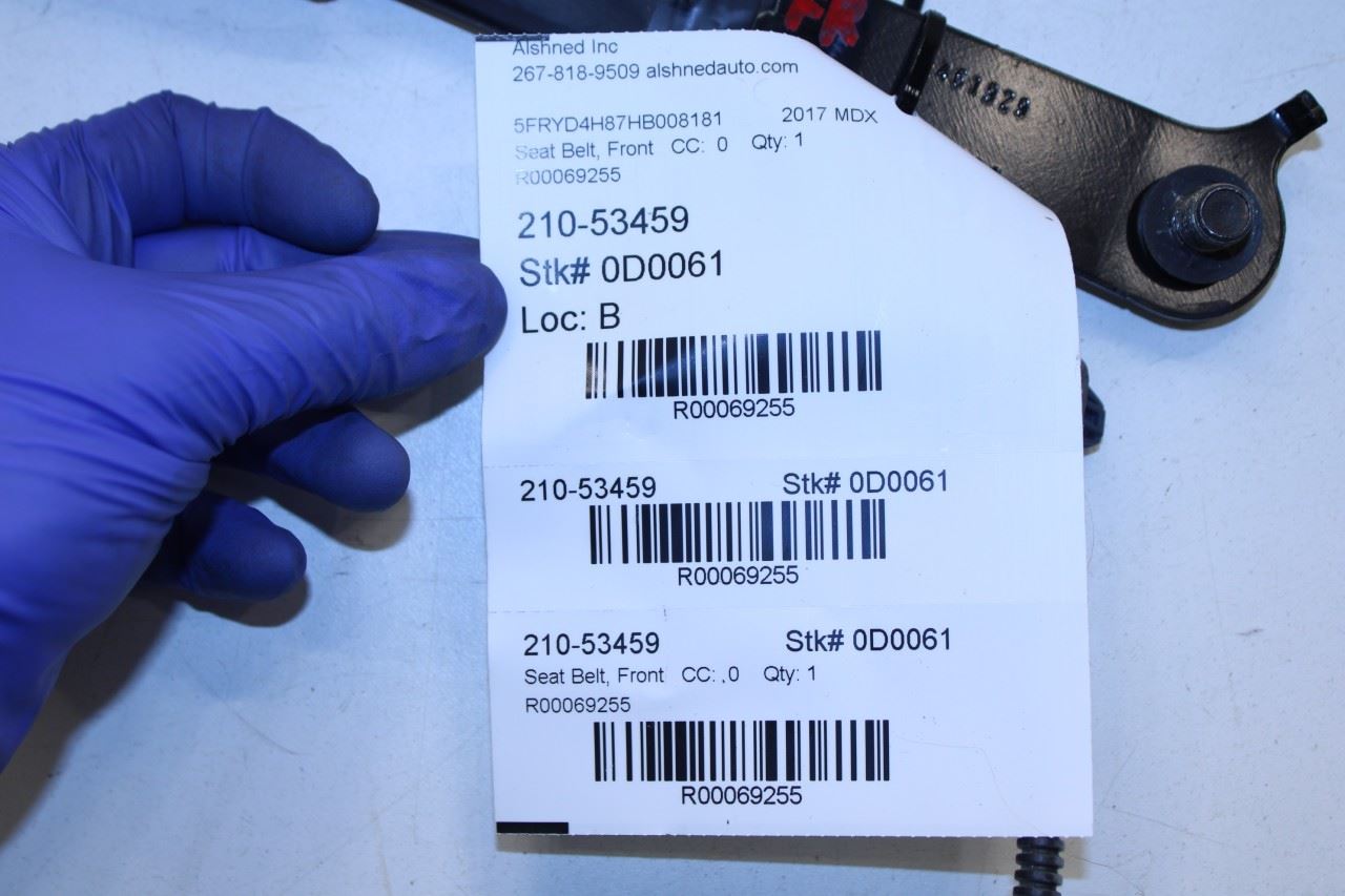 2014-2020 Acura MDX Advance 3.5L AWD Front Driver Left Side Seat Belt Buckle - Alshned Auto Parts