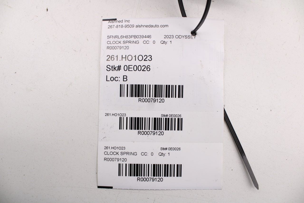 2018-2024 Honda Odyssey Touring 3.5L FWD Steering Wheel Clock Spring w/ Cable - Alshned Auto Parts