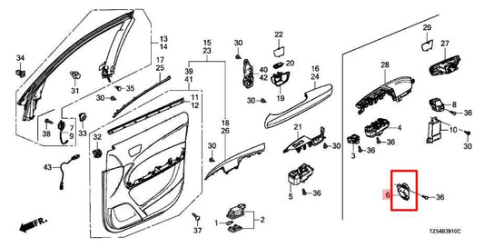 2014-20 Acura MDX Advance Front Left Door Fuel Door Lid and Trunk Release Switch - Alshned Auto Parts