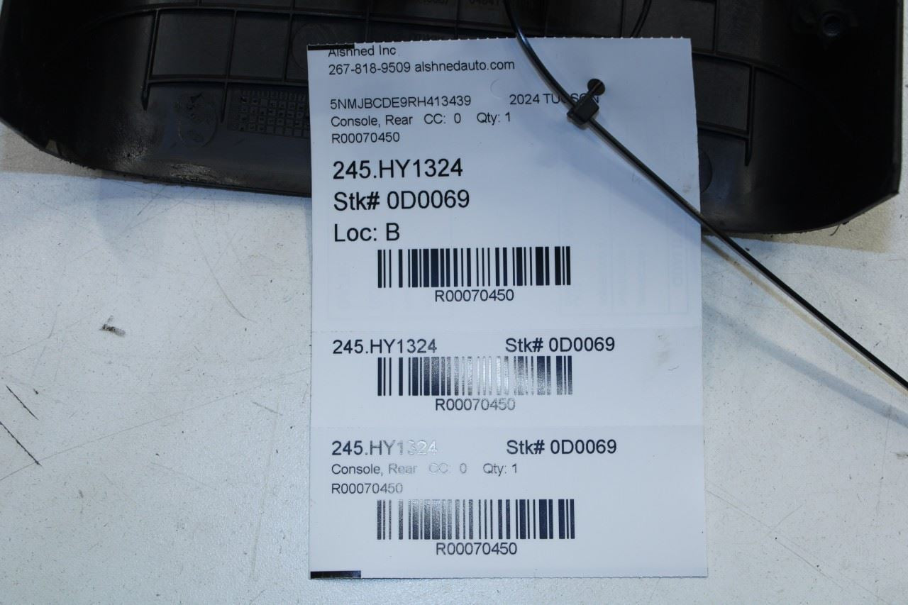 2022-2024 Hyundai Tucson SEL Center Console Rear Back Panel 84642-CW000 OEM - Alshned Auto Parts