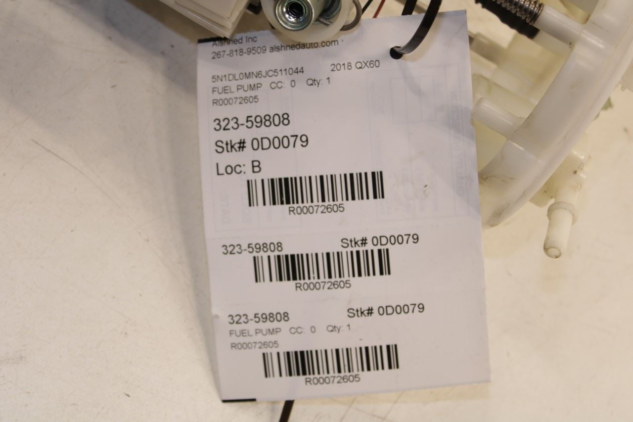 2016-2020 Infiniti QX60 3.5L Fuel Pump Assembly 17040-9PJ0A OEM - Alshned Auto Parts