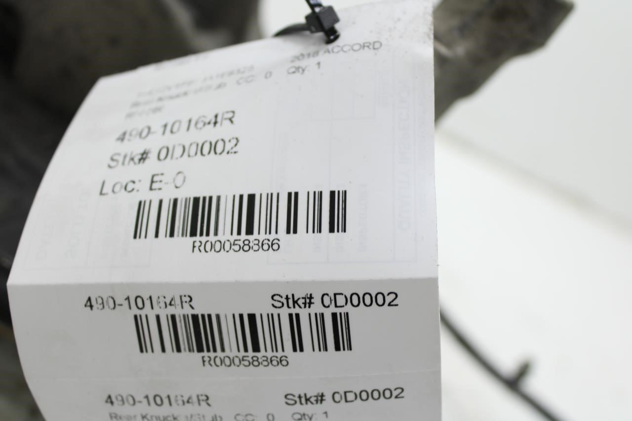 2018-2022 Honda Accord FWD Rear Right Side Spindle Knuckle Hub 52210-TVA-A01 OEM - Alshned Auto Parts