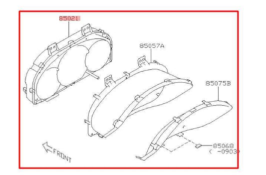 2010-11 Subaru Impreza Limited 2.5L Speed Gauge Instrument Cluster 114K Mileage - Alshned Auto Parts