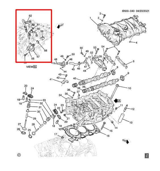 17-23 GMC Acadia SLT-1 3.6LEngine High Pressure Fuel Pump w/ Pipes 12691088 OEM - Alshned Auto Parts