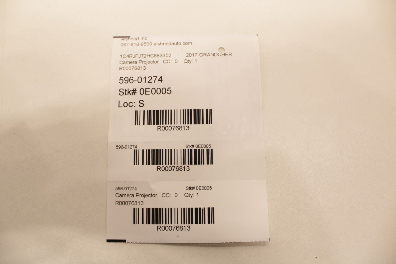 2016-2021 Jeep Grand Cherokee Summit Front View Camera w/ Rain Sensor 68321607AD - Alshned Auto Parts