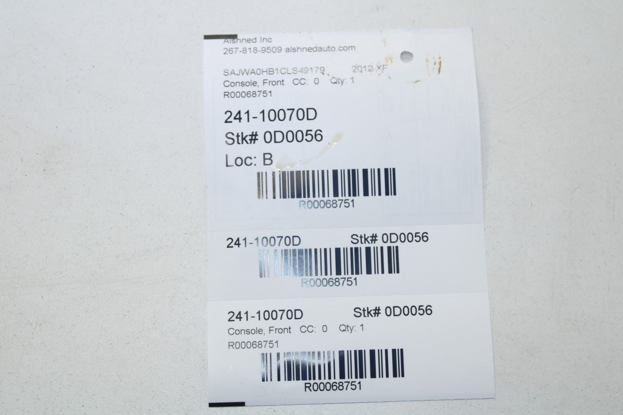 10-15 Jaguar XF Portfolio Center Console Storage Tray Compartment and Cup Holder - Alshned Auto Parts