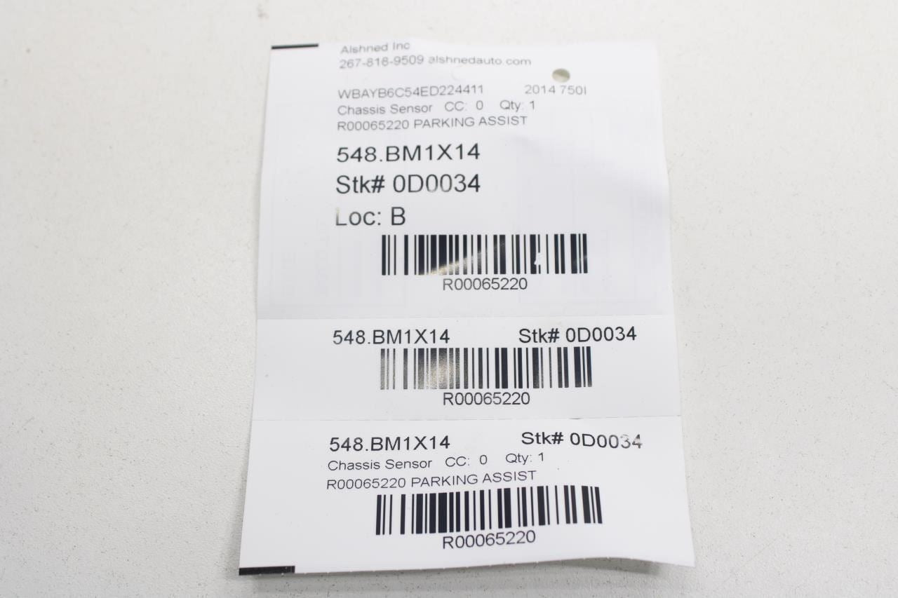 2010-15 BMW 750i xDrive Rear PDC Parking Assist Distance Sensor Set of 4 9270497 - Alshned Auto Parts