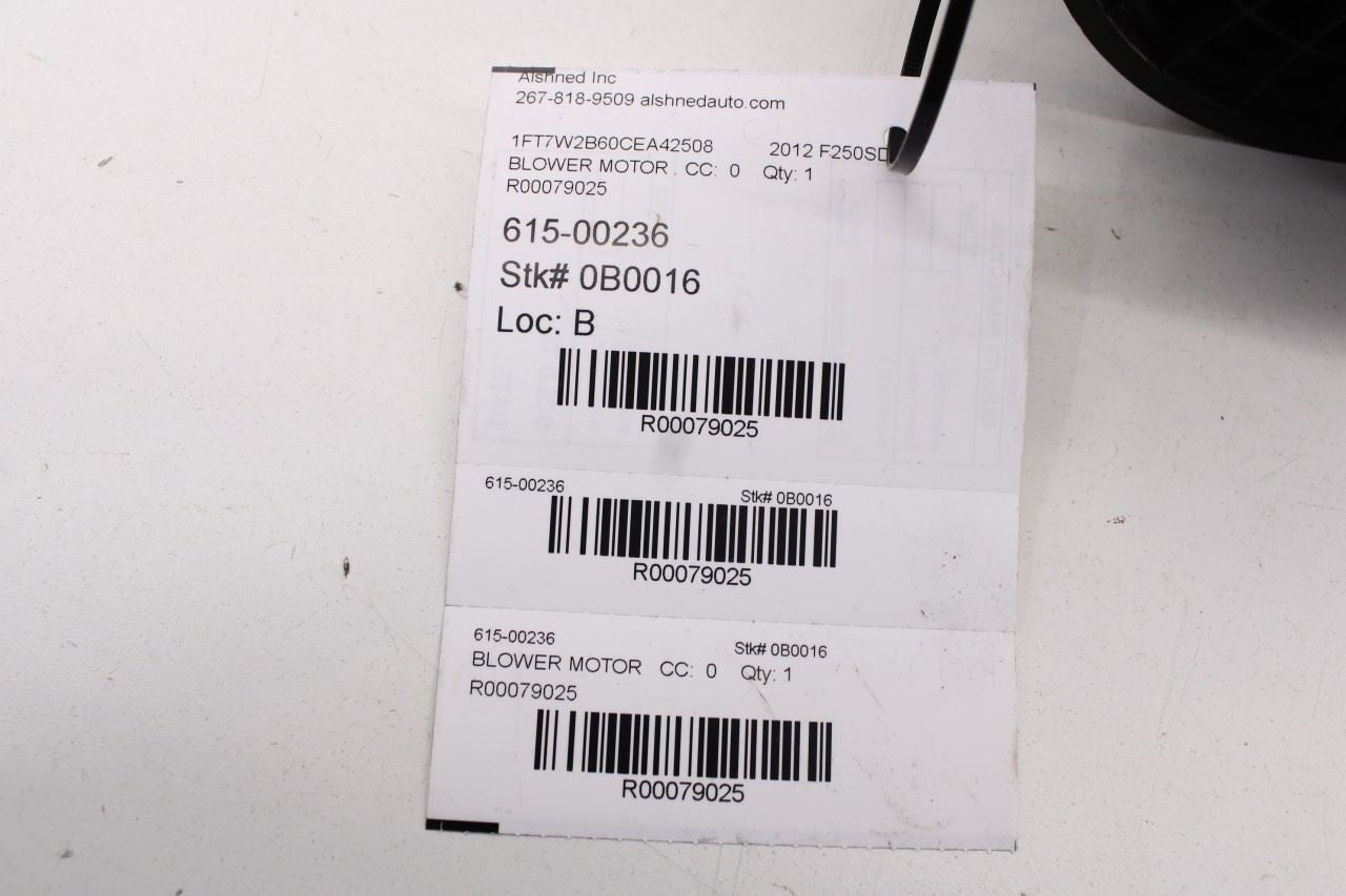 2011-2016 Ford F250 350 SD HVAC AC Heater Blower Fan Motor BC3Z-19805-C OEM8