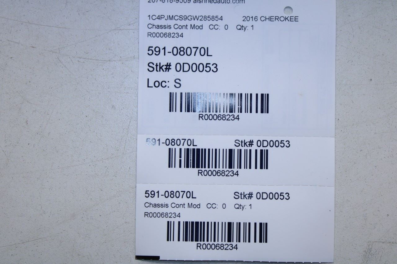 14-2020 Jeep Cherokee 75th Anniversary Front Left Door Control Module 68111321AG - Alshned Auto Parts