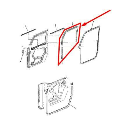2007-2017 Jeep Wrangler Sahara Front Right Door Glass Run Channel Weatherstrip - Alshned Auto Parts