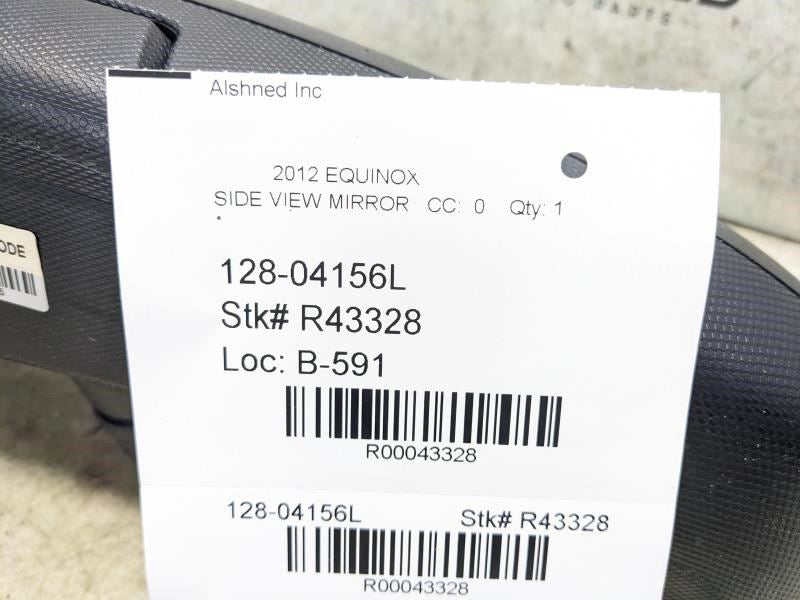 2012-2014 Chevrolet Equinox Left Driver Side Rearview Mirror 22818262 OEM - Alshned Auto Parts