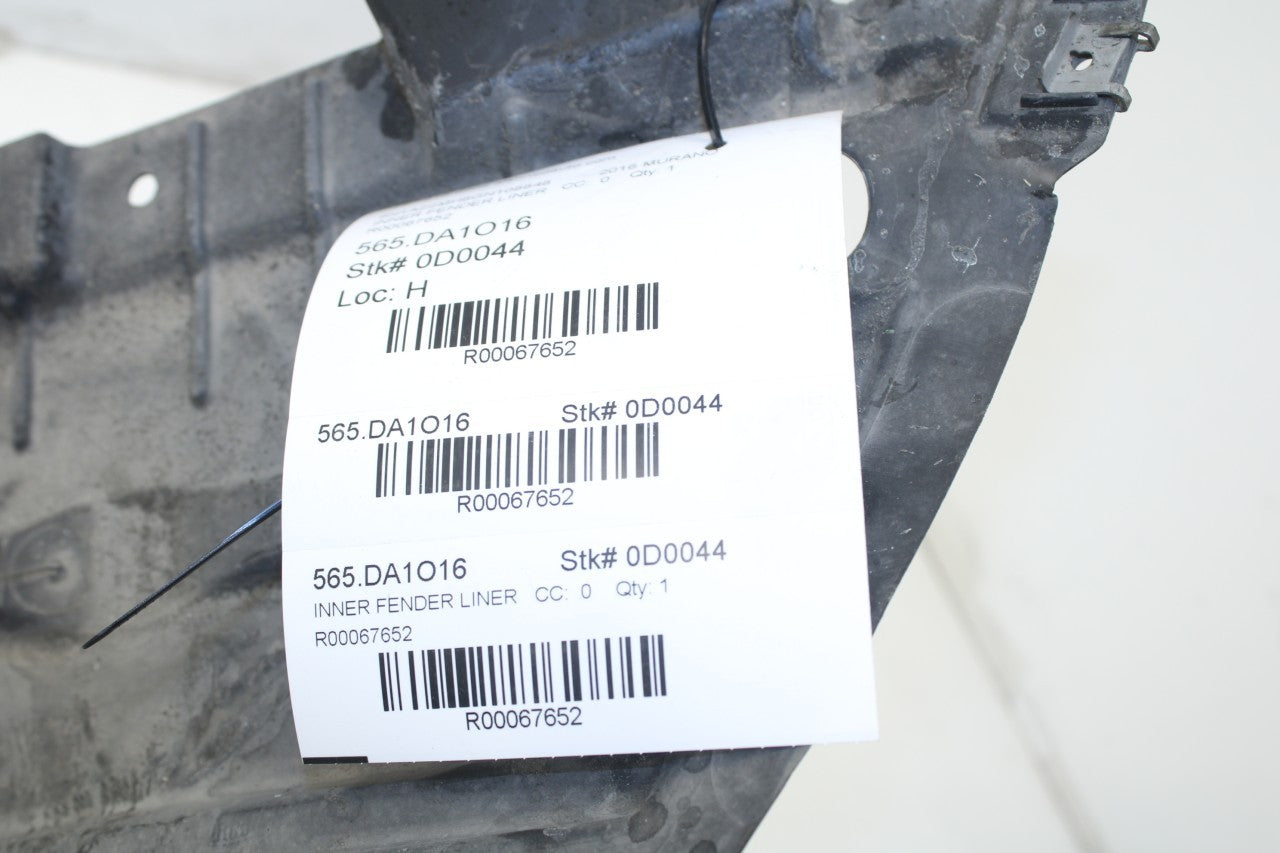 2015-24 Nissan Murano Platinum Front Right Side Fender Inner Liner Splash Shield - Alshned Auto Parts