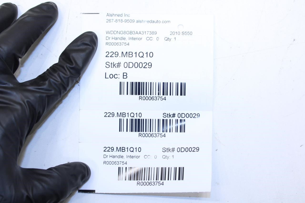 07-13 Mercedes-Benz S550 RH and LH Roof Headliner Grab Handle Set 22181003517E94 - Alshned Auto Parts