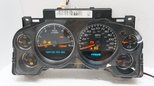 2009-14 Chevrolet Tahoe LS Speed Gauge Instrument Cluster Unknown Mileage *ReaD* - Alshned Auto Parts